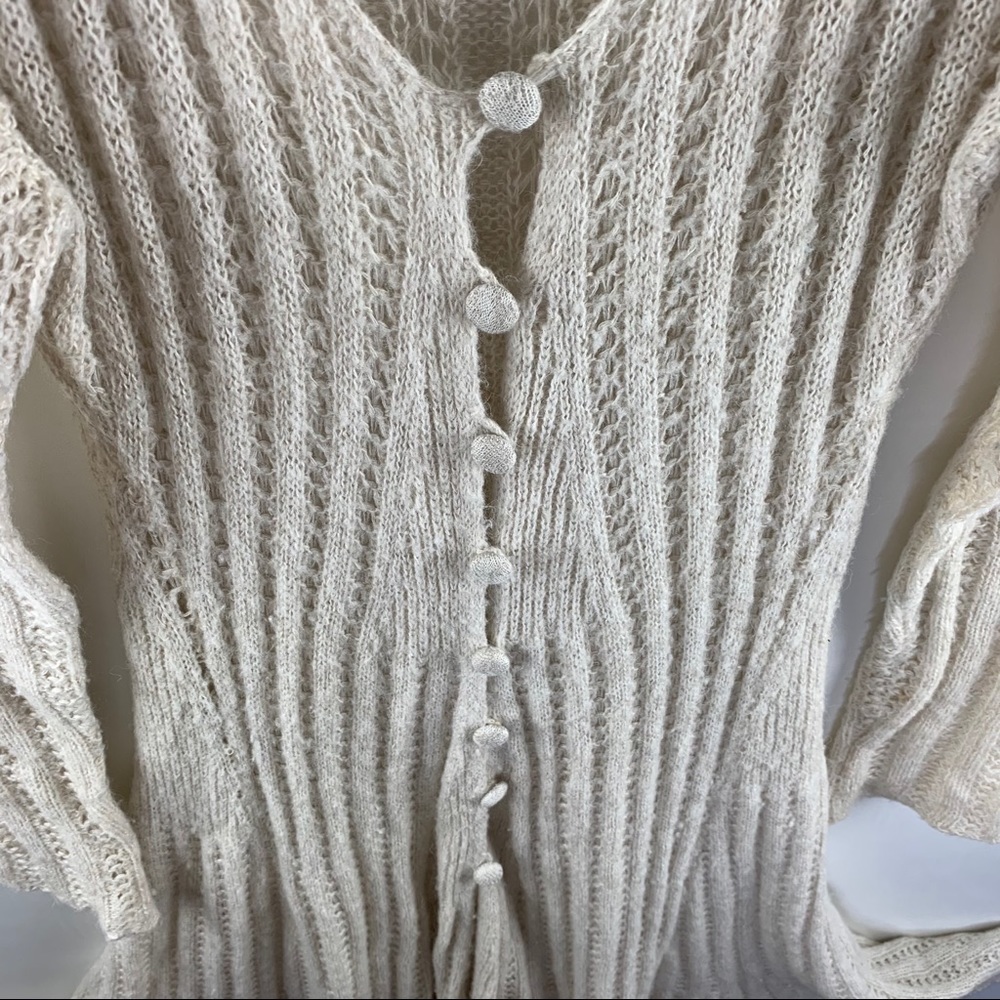 Free People Victorian Angel Long Knitted Cardigan - Picture 12 of 15